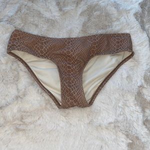 Snake skin bikini bottoms